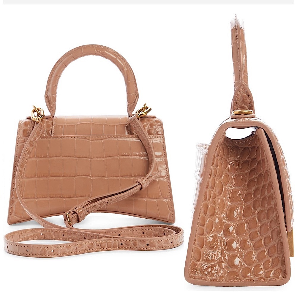 LIKE NEW🔥BALENCIAGA Extra Small Hourglass Leather Top Handle Bag🔥 - Picture 3 of 14